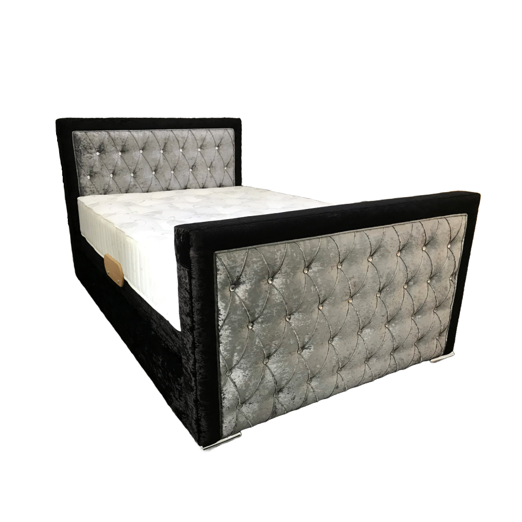 Regal fabric ottoman bed frame sales