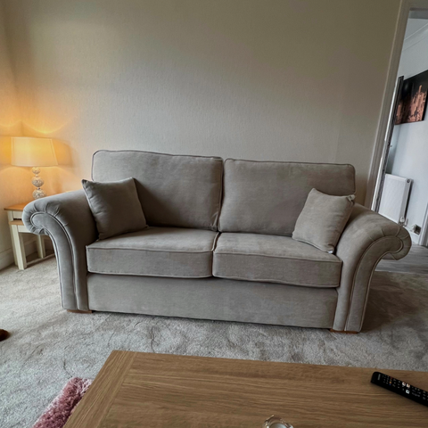 The Deluxe Sofa In Aston Linen