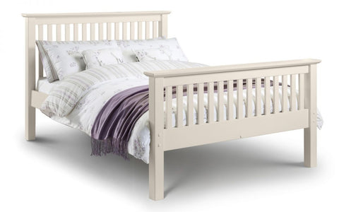 Barcelona Wood Bed With High Footend