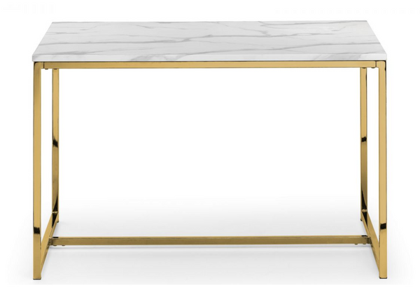 Scala Gold & Marble Dining Table